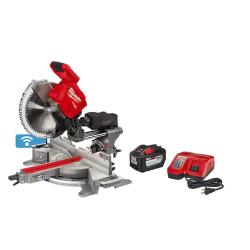 DALLAS LOCATION - Milwaukee M18 FUEL 18V Lithium-Ion Brushless Cordless 12 in. Dual Bevel Sliding Compound Miter Saw Kit with One 12.0Ah Battery