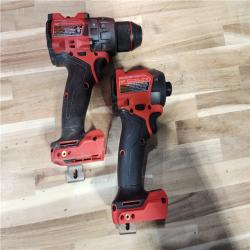 HOUSTON LOCATION - AS-IS Milwaukee FUEL 18V Lithium-Ion Brushless Cordless Hammer Drill and Impact Driver Combo Kit