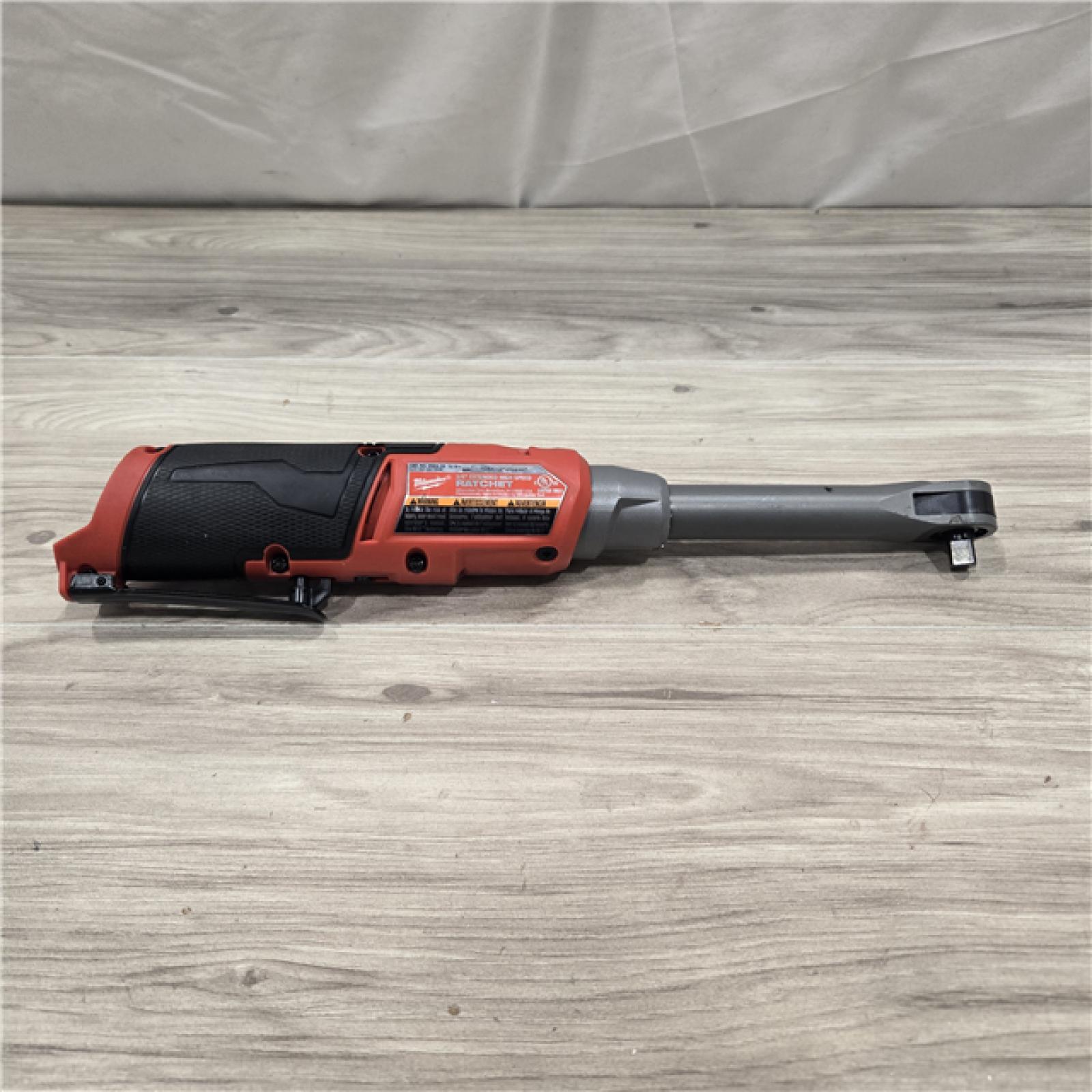 AS-IS Milwaukee 2569-20 12V Cordless 3/8 Extended Reach High Speed Ratchet (Tool Only)