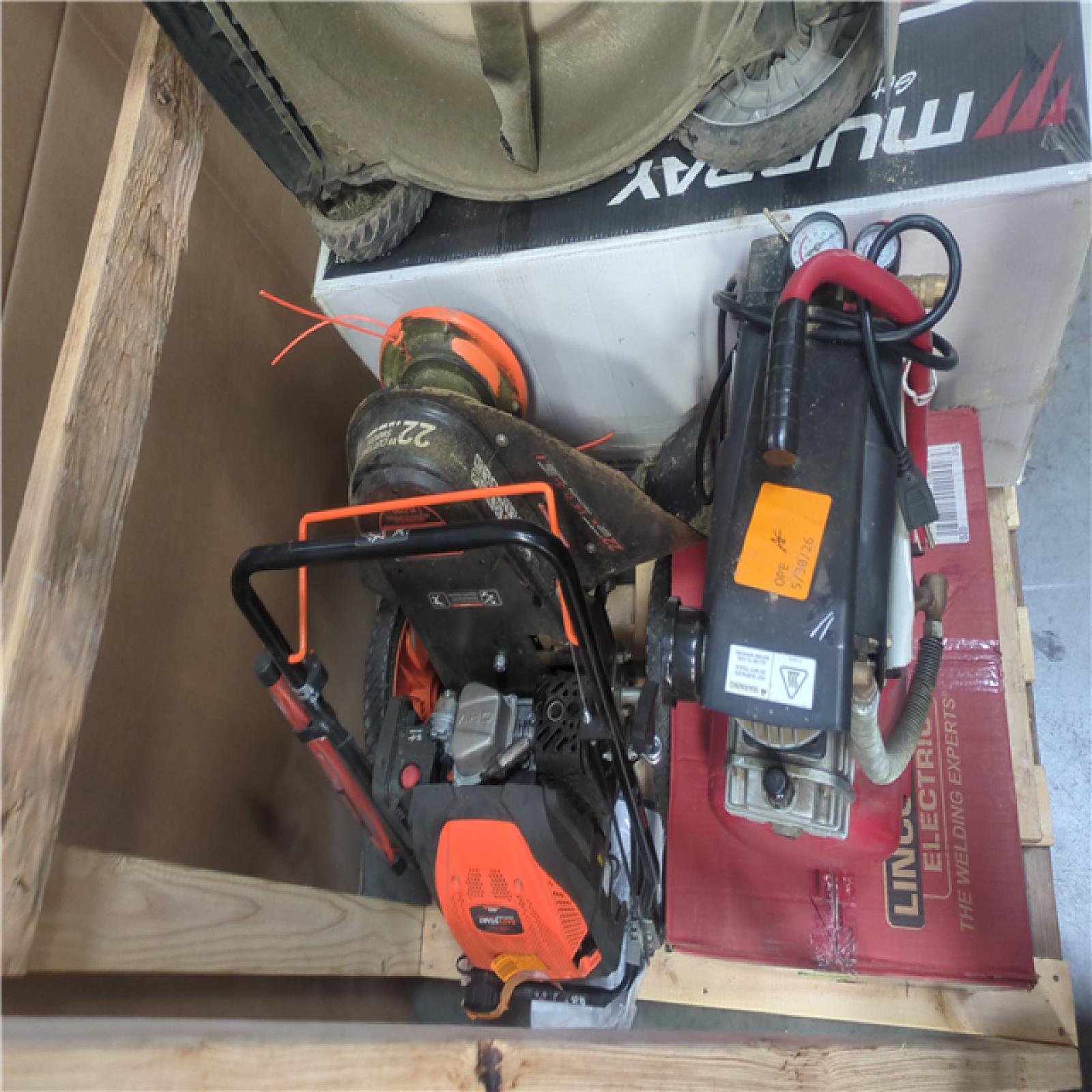 CALIFORNIA AS-IS OUTDOOR POWER EQUIPMENT