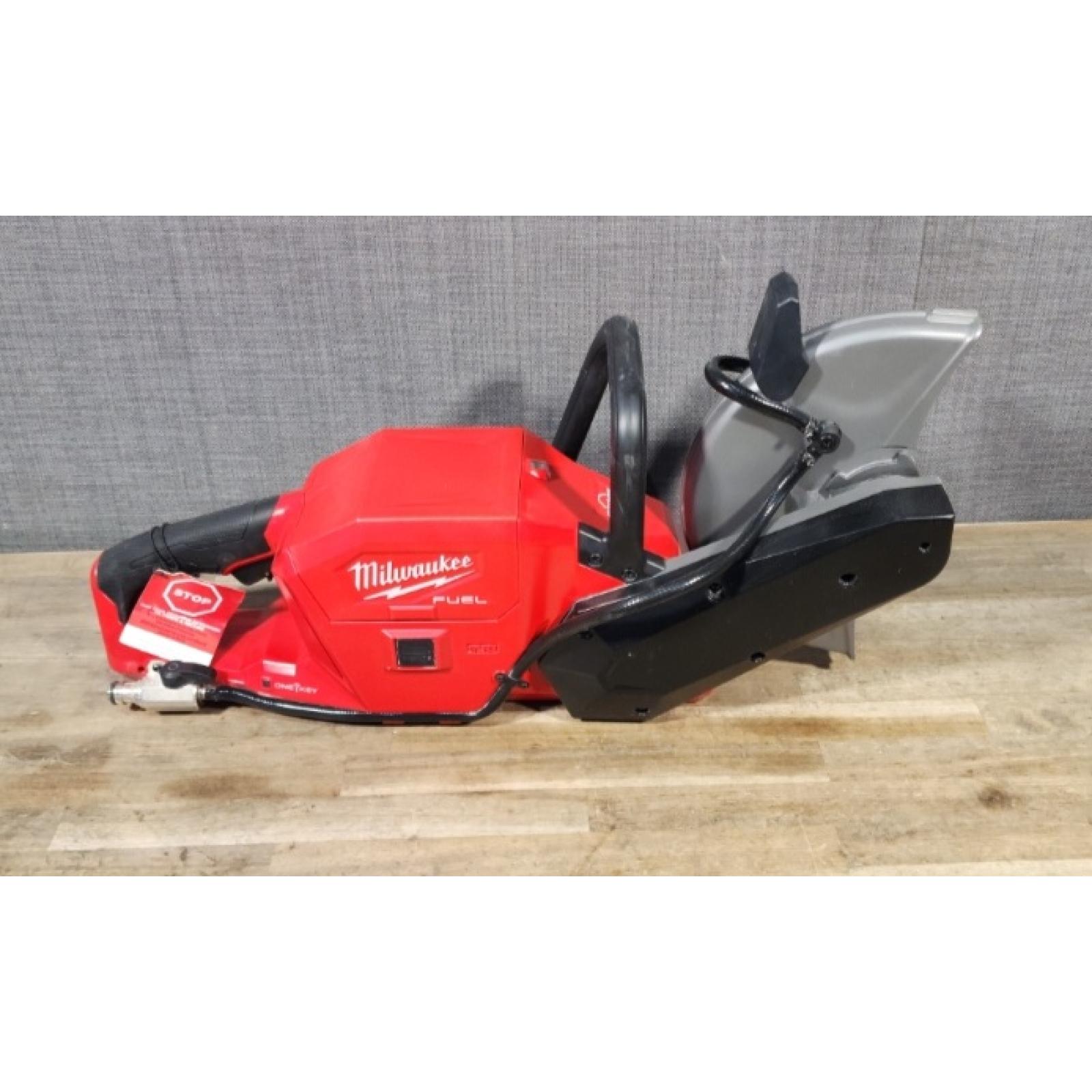 HOUSTON LOCATION - AS-IS Milwaukee M18 FUEL 9 Cut-Off Saw with ONE-KEY (TOOL ONLY)