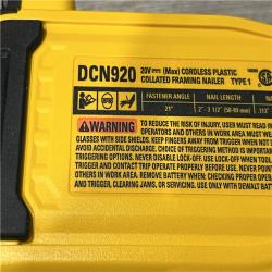 AS-IS DEWALT 20-Volt 21° Cordless Framing Nailer (Tool-Only)