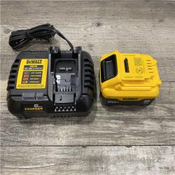 AS-IS DEWALT 20V MAX Lithium-Ion 6.0 Ah Battery and Charger