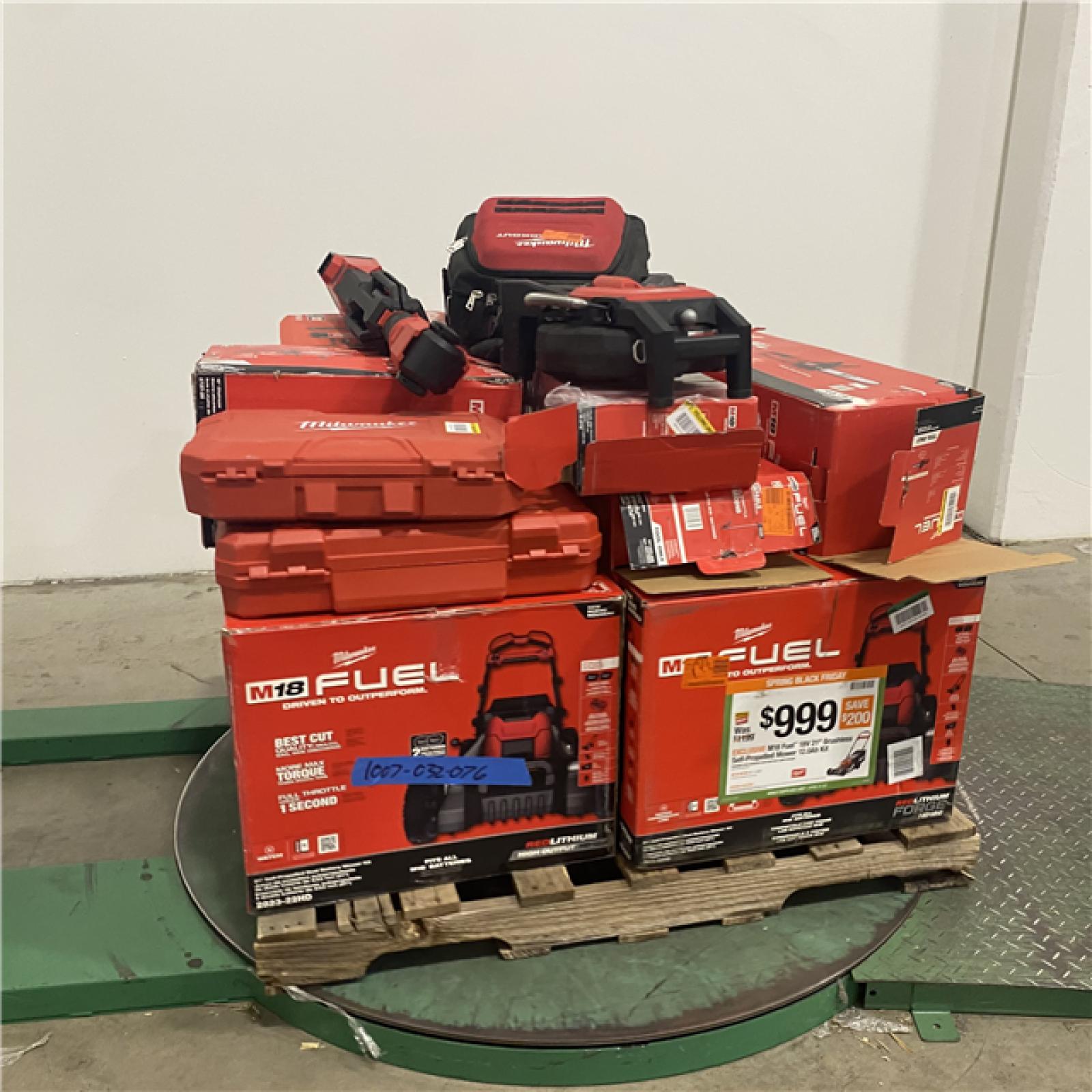 Dallas Location - As-Is MILWAUKEE Tool Pallet