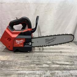 AS-IS Milwaukee FUEL 14 in. 18V Lithium-Ion Brushless Cordless Battery Top Handle Chainsaw (Tool Only)
