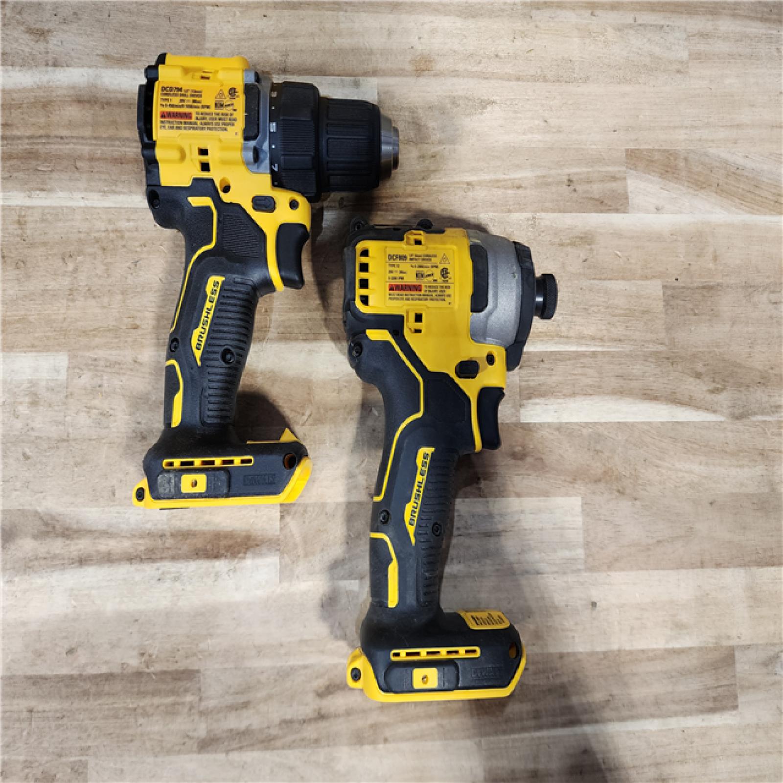 HOUSTON LOCATION - AS-IS DEWALT ATOMIC 20-Volt MAX Lithium-Ion Cordless Combo Kit