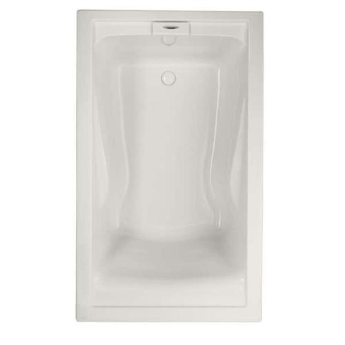 Phoenix NEW American Standard EverClean 60 in. x 36 in. Rectangular Soaking Bathtub with Reversible Hand Drain in White
