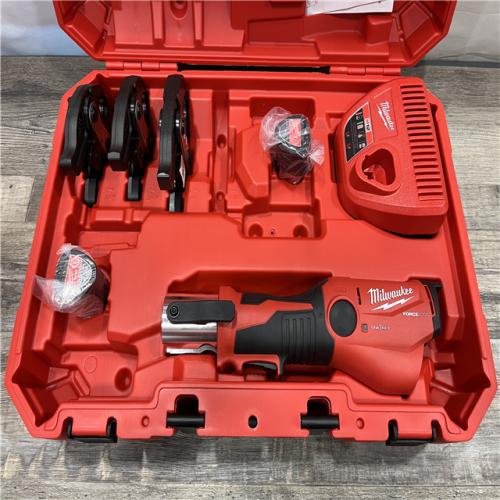 LIKE NEW - Milwaukee 12-Volt Lithium-Ion FORCE LOGIC Copper Press Tool Kit