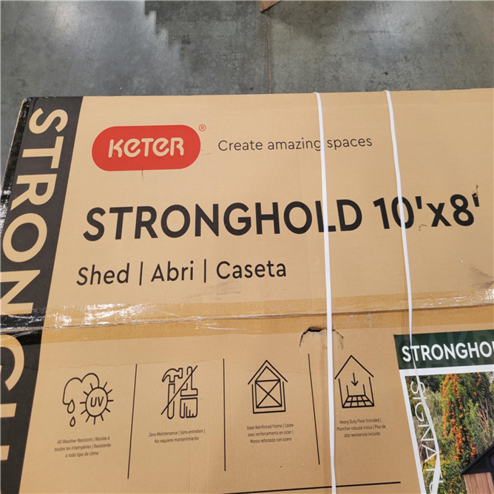 CALIFORNIA NEW KETER STRONGHOLD 10X8