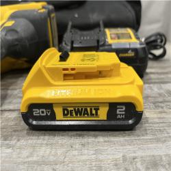 AS-IS DEWALT 20V MAX XR 16-Gauge Electric Cordless Angled Finishing Nailer Kit