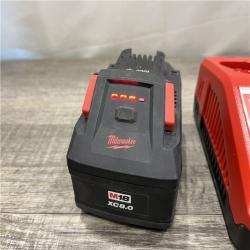 AS-IS Milwaukee 18-Volt Lithium-Ion REDLITHIUM FORGE Starter Kit with 8.0Ah Battery and Rapid Charger