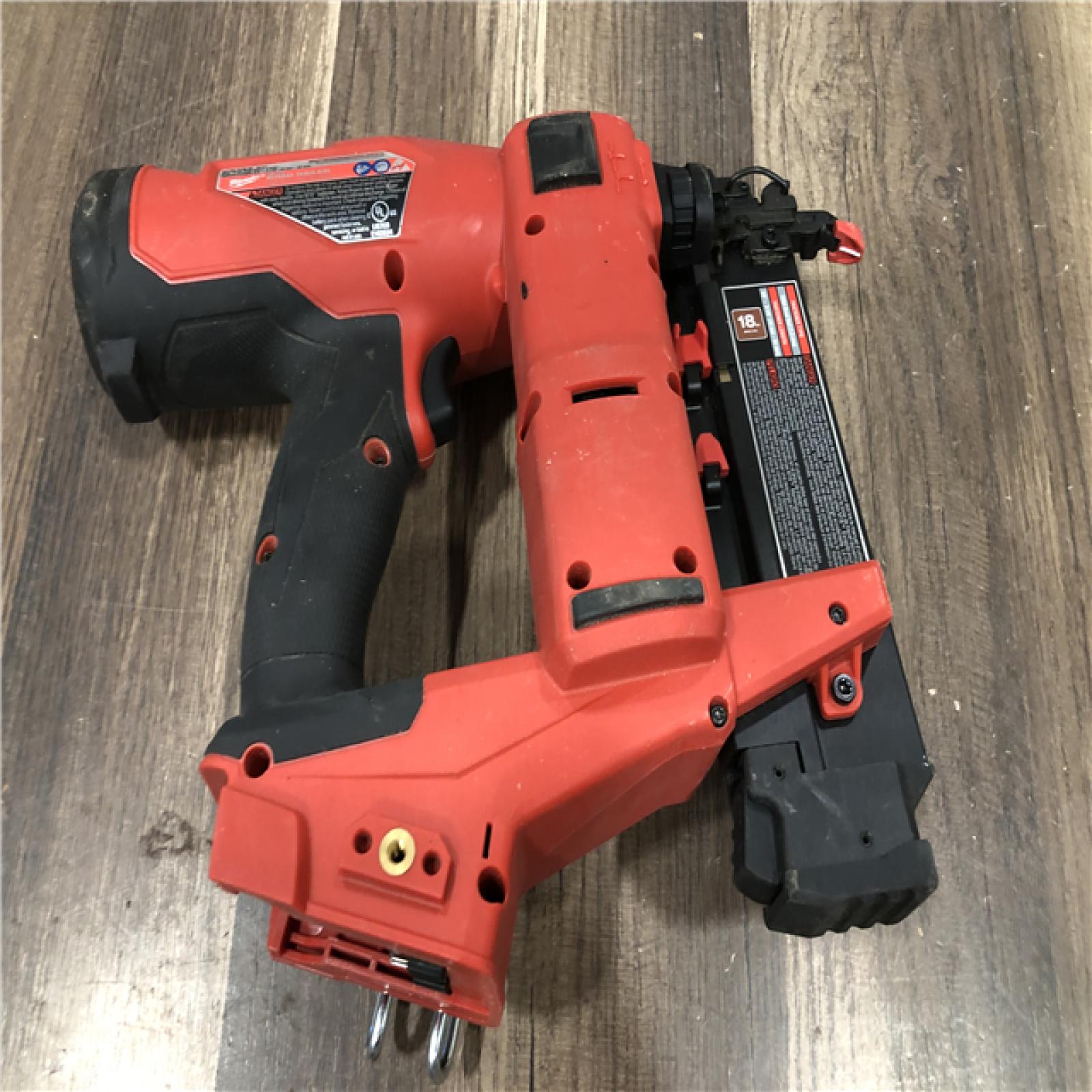 AS-IS Milwaukee FUEL 18-Volt Lithium-Ion Brushless Cordless Gen II 18-Gauge Brad Nailer (Tool-Only)