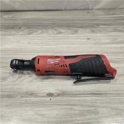 AS-IS MILWAUKEE 2457-20 .38 in. M12 Cordless Ratchet (Tool-Only)