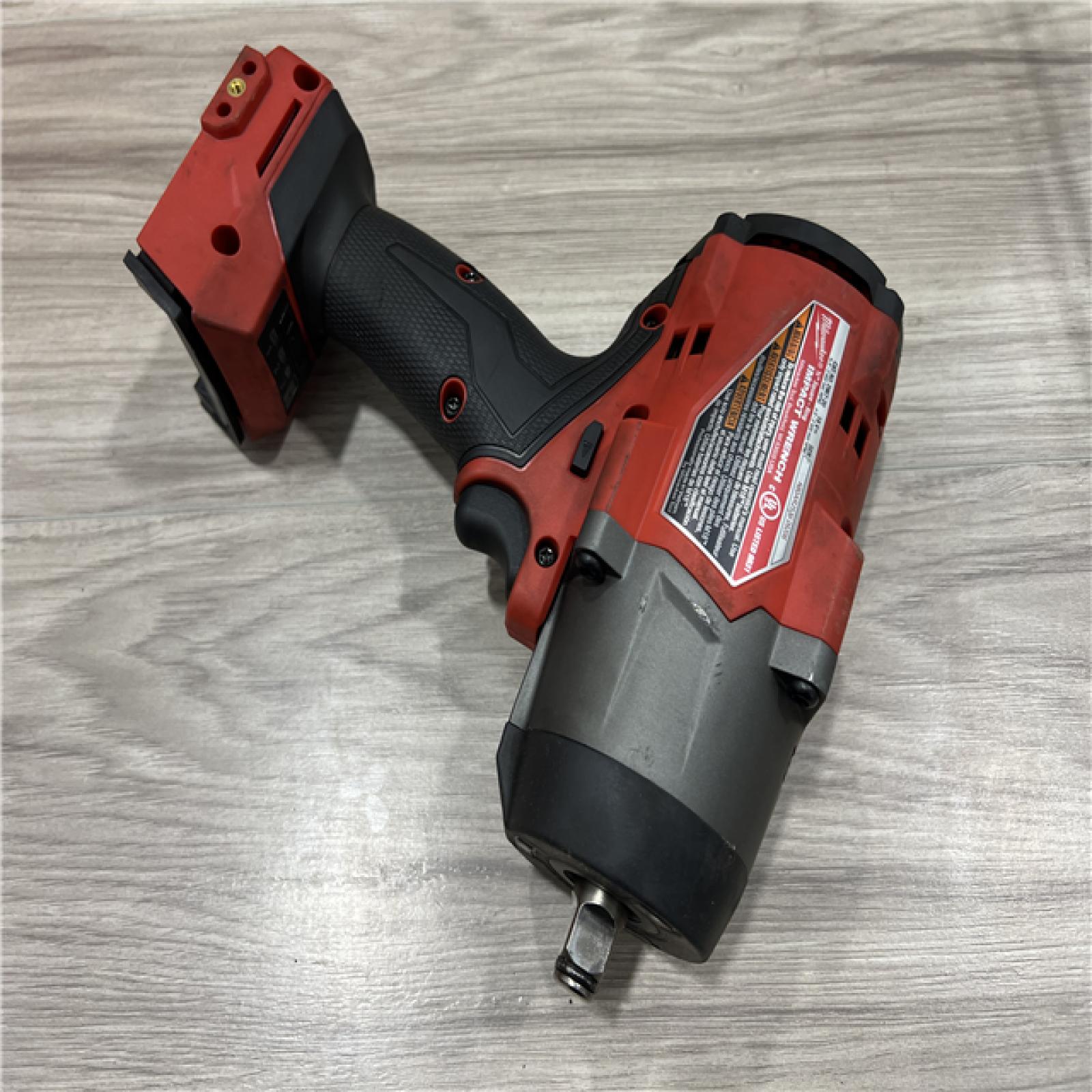 AS-IS Milwaukee FUEL 18V Lithium-Ion Brushless Cordless 1/2 in. Impact Wrench w/Friction Ring Kit