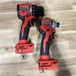 HOUSTON LOCATION - AS-IS Milwaukee 18-Volt Lithium-Ion Brushless Cordless Compact Hammer Drill/Impact Combo Kit