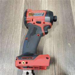 AS-IS   Milwaukee 2953-20 18V Lithium-Ion Brushless Cordless 1/4   Hex Impact Driver Bare Tool  Red