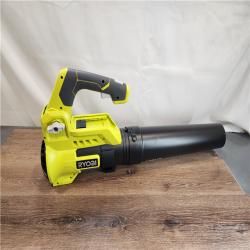 AS-IS RYOBI 40V 110 MPH 525 CFM Cordless Battery Variable-Speed Jet Fan Leaf Blower with 4.0 Battery and Charger
