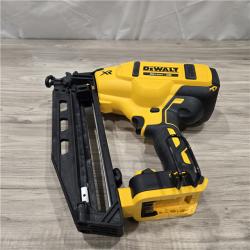 AS-IS DeWalt 20V 16 Gauge Cordless Angled Finish Nailer Kit