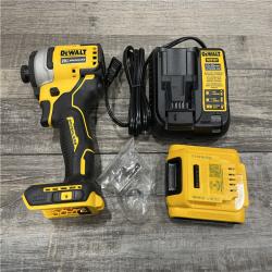 AS-IS DEWALT Atomic 20V Max Lithium-Ion Brushless Cordless Compact 1/4 in. Impact Driver Kit