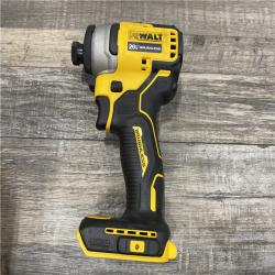 AS-IS DEWALT Atomic 20V Max Lithium-Ion Brushless Cordless Compact 1/4 in. Impact Driver Kit