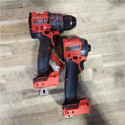 HOUSTON LOCATION - AS-IS MILWAUKEE FUEL 18V Lithium-Ion Brushless Cordless Hammer Drill and Impact Driver Combo Kit