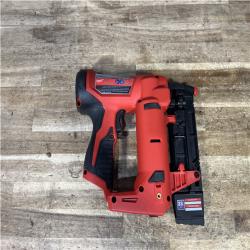 Houston Location AS-IS Milwaukee M12 12-Volt 23-Gauge Lithium-Ion Cordless Pin Nailer (Tool-Only)
