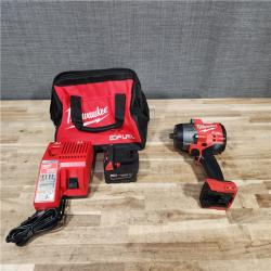 HOUSTON LOCATION - AS-IS (APPEARS LIKE NEW) Milwaukee FUEL 18V Lithium-Ion Brushless Cordless 1/2 in. Impact Wrench w/Friction Ring Kit