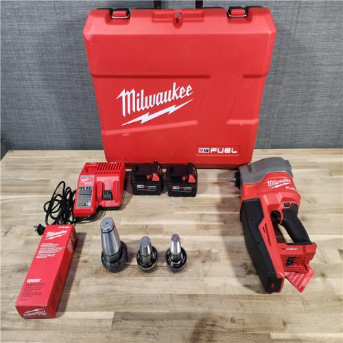 HOUSTON LOCATION - AS-IS (APPEARS LIKE NEW) M18 Fuel 18-Volt Lithium-Ion Brushless Cordless 1/2 in. - 2 in. Expansion Tool Kit, with 3-Heads, 2-Batteries
