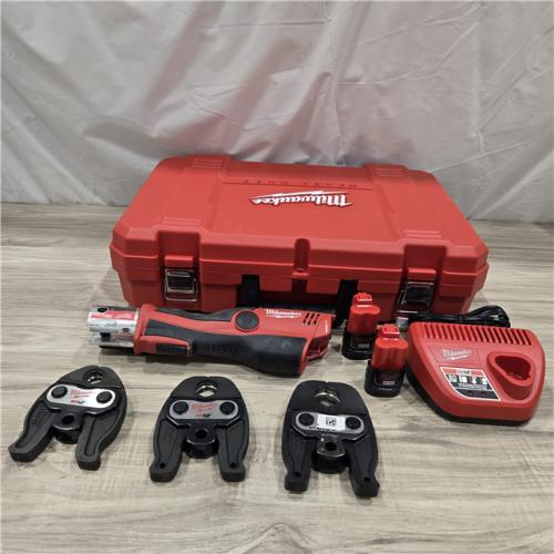 AS-IS MILWAUKEE 12V Force Logic Cordless Press Tool Kit