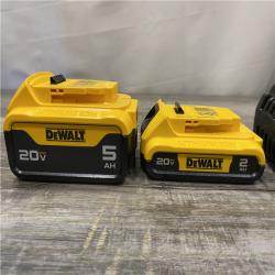 AS-IS DEWALT 20V MAX Lithium-Ion Battery Kit with 5.0Ah and 2.0Ah Battery and Charger