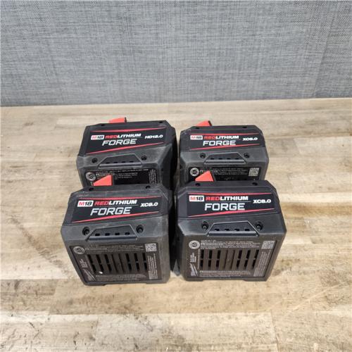 HOUSTON LOCATION - AS-IS MILWAUKEE FORGE BATTERY PACK QTY - 4