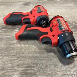 AS-IS Milwaukee 12-Volt Lithium-Ion Brushless Cordless Subcompact Drill and Impact Driver Combo Kit