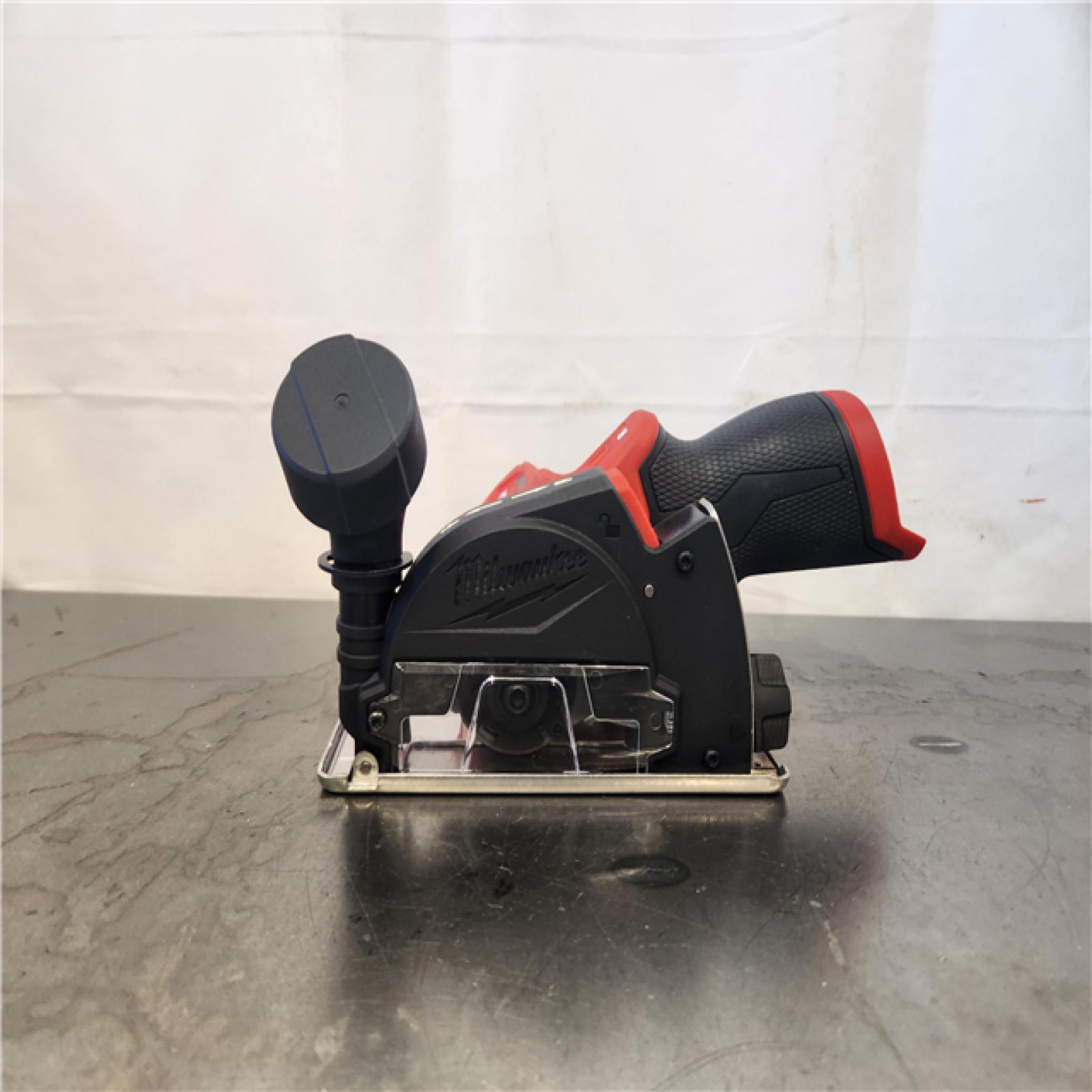 AS-IS- Milwaukee FUEL 12V Lithium-Ion Brushless Cordless 3 in. Cut Off Saw (Tool-Only)