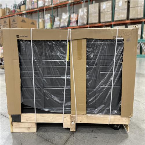 DALLAS LOCATION - HUSKY Heavy Duty 61 in. W x 22 in. D 15-Drawer Matte Black Mobile Workbench w Wood Top