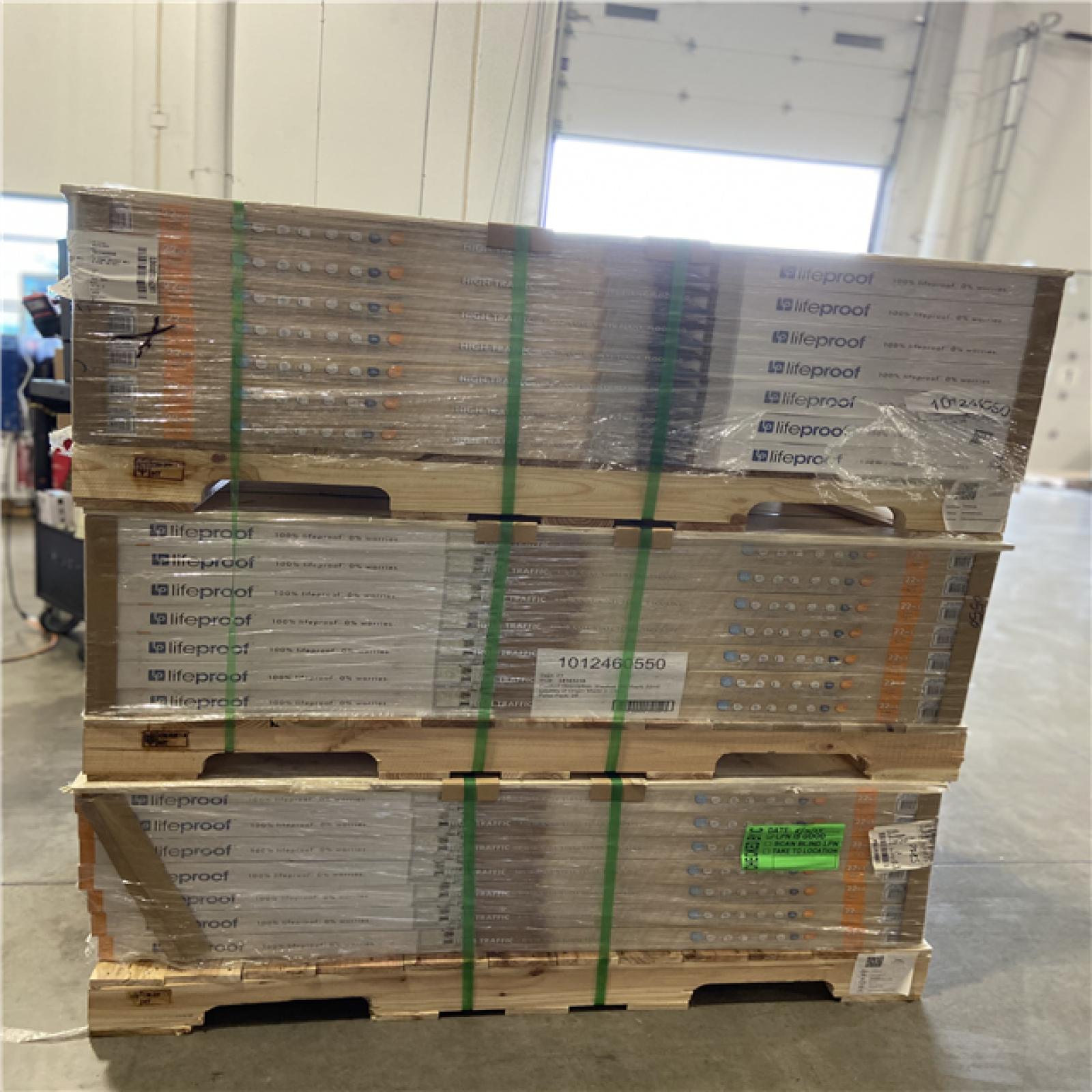 DALLAS LOCATION - Lifeproof Waukee Mill Maple 22 MIL x 8.7 in. W x 48 in. L Click Lock Waterproof Luxury vinyl Plank Flooring (20.1 sq. ft./Case) - 84 CASES