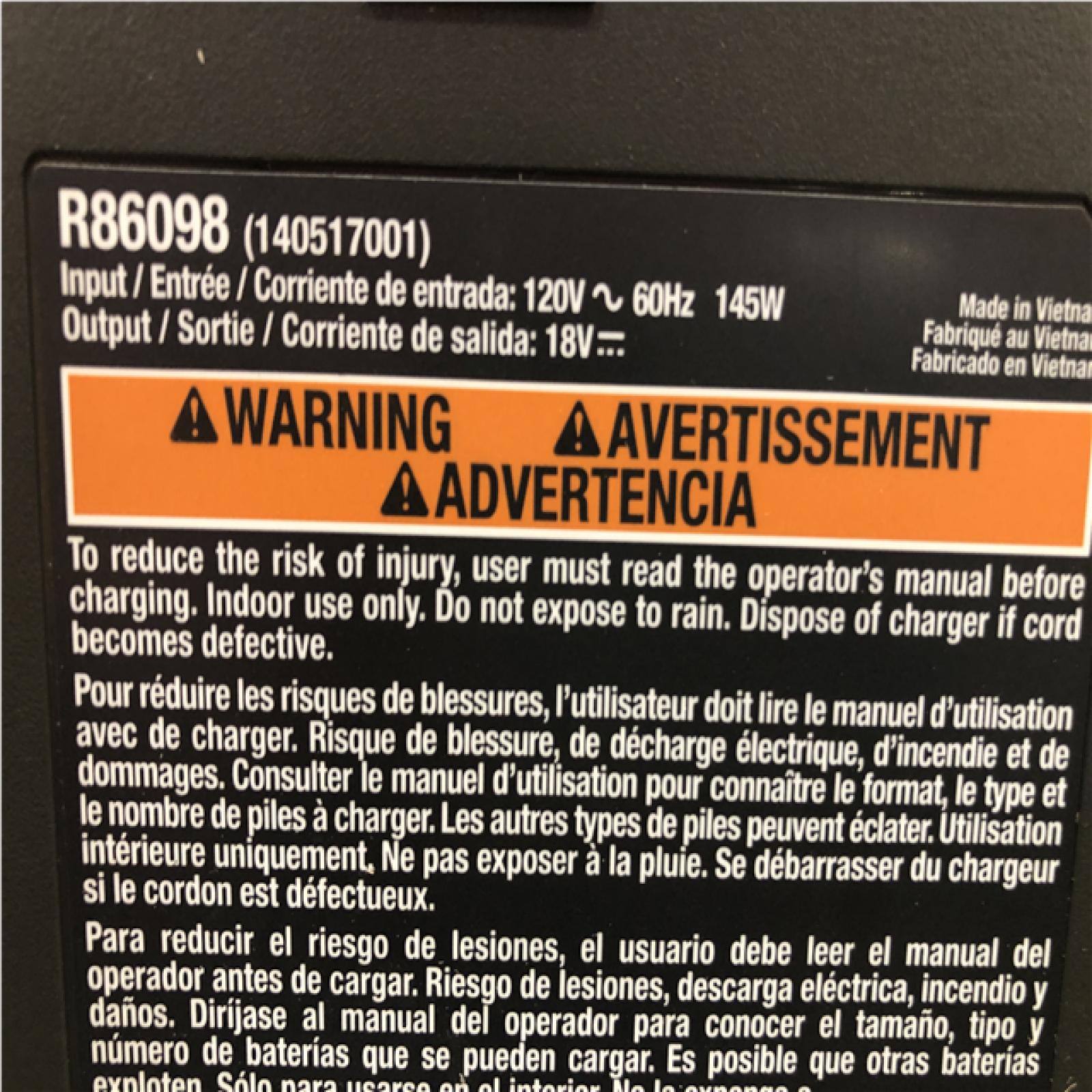 AS-IS RIDGID 18V 4.0 Ah MAX Output Starter Kit with Rapid Charger