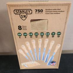 Phoenix NEW Stanley Sweetheart 750 Series Socket Wood Chisel Set (8-Piece)