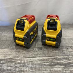 AS-IS DEWALT FLEXVOLT 20V/60V MAX Lithium-Ion 6.0Ah Battery Pack (2 Pack)