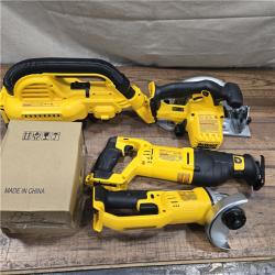 GOOD- DEWALT 20-Volt Max Lithium-Ion 10-Tool Cordless Combo Kit with Two 2.0 Ah Batteries, Charger and 2 Bags