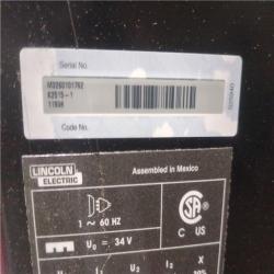 CALIFORNIA AS-IS lINCOLN ELECTRIC WELD-PAK