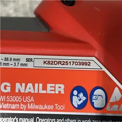 AS-IS Milwaukee FUEL 3-1/2 in 18V 21-Degree Lithium-Ion Brushless Cordless Nailer (Tool Only)