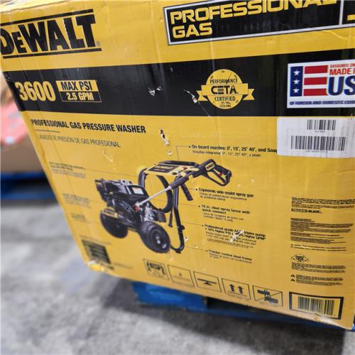 Dallas Location - As-Is DEWALT 3600 PSI 2.5 GPM Gas Pressure Washer