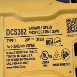 AS-IS DEWALT 20V MAX Cordless Brushless Reciprocating Saw (Tool Only)