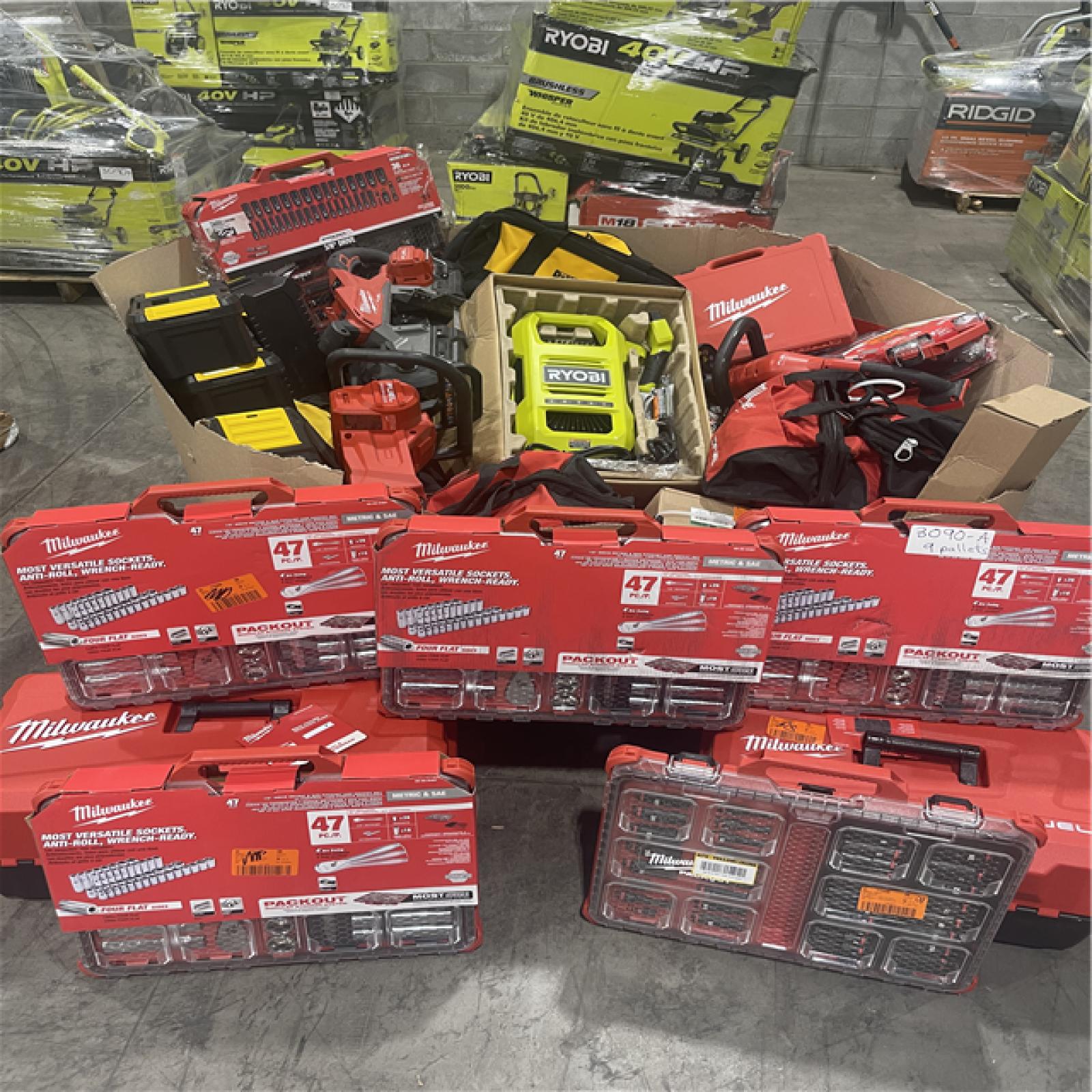 Pittston Location As-Is Power Tools Partial Truckload (9 pallets) 3090-A