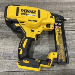 AS-IS DEWALT 20V MAX XR Lithium-Ion Cordless 18-Gauge Narrow Crown Stapler Kit