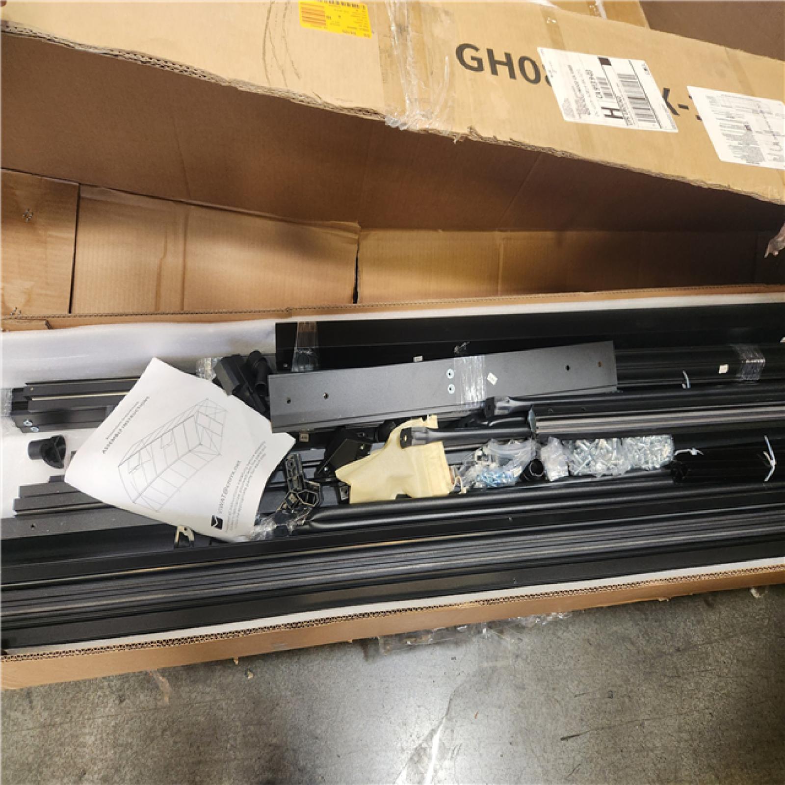 Phoenix NEW Green House 8 ft. W x 14 ft. D Greenhouse for Outdoors  Polycarbonate Greenhouse with Quick Setup Structure and Roof Vent  Black