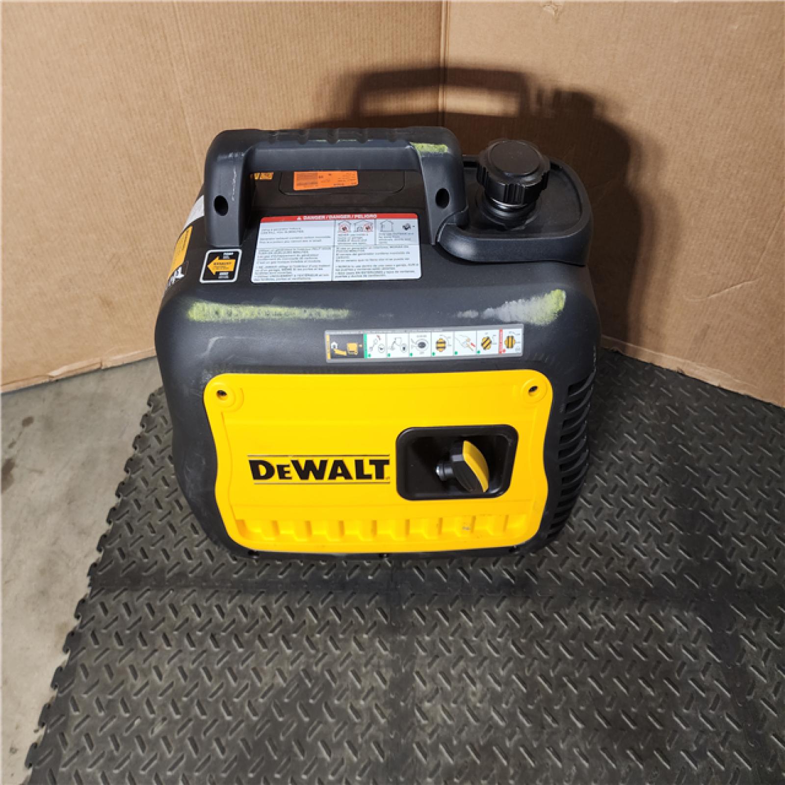 HOUSTON LOCATION - AS-IS DEWALT 2500-Watt Recoil Start Gas-Powered Portable Inverter Generator with CO Protect