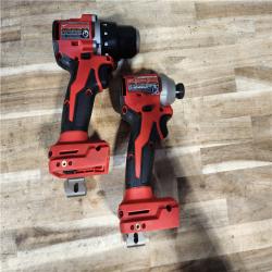 HOUSTON LOCATION - AS-IS MILWAUKEE 2 TOOL COMBO KIT W/ (2) BATTERY & CHARGER