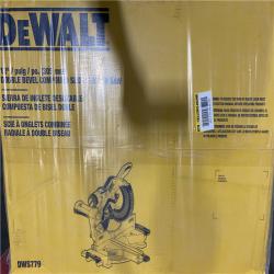 NEW- DeWalt 15 Amps 12 in. Corded Dual-Bevel Sliding Compound Miter Saw