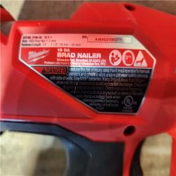HOUSTON LOCATION - AS-IS Milwaukee M18 FUEL 18-Volt Lithium-Ion Brushless Cordless Gen II 18-Gauge Brad Nailer (Tool-Only)